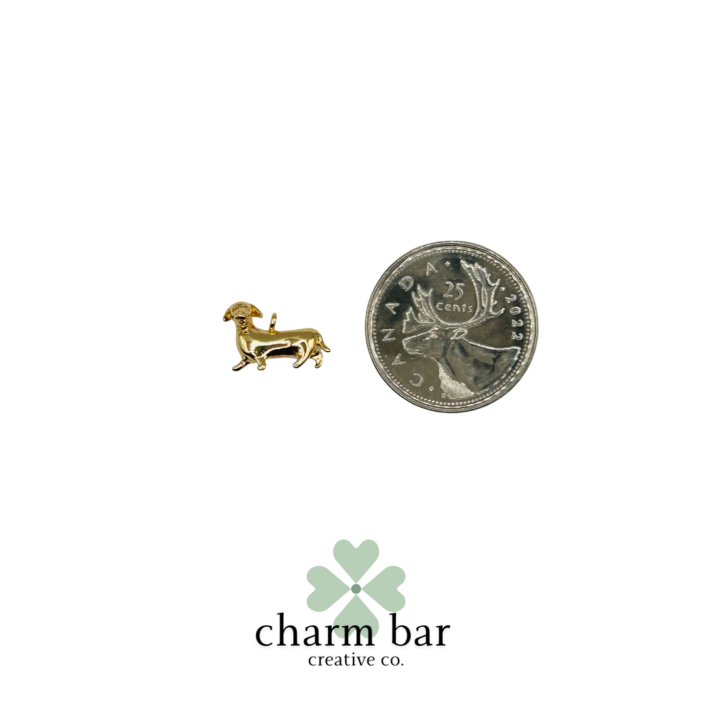 the Charms: 3D Dachshund/Wiener Dog