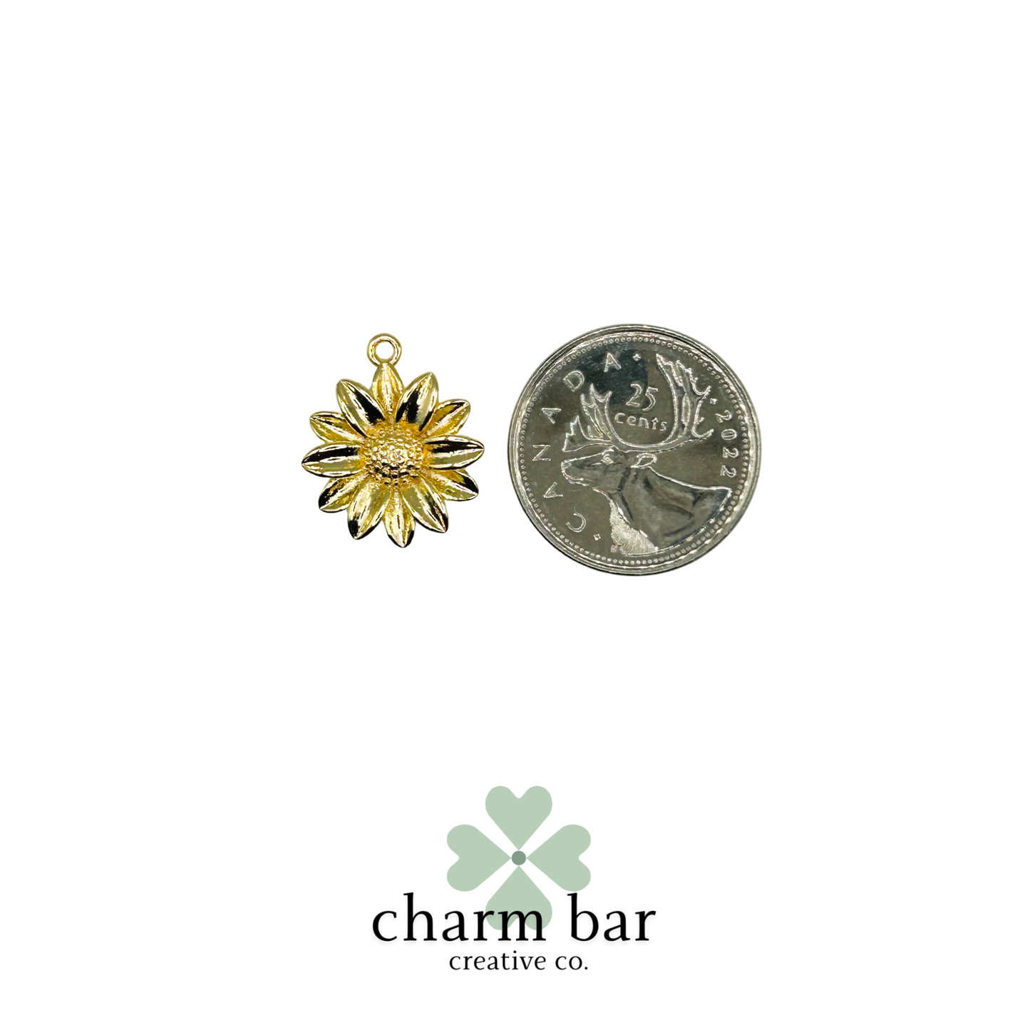 the Charms: Large Sunflower