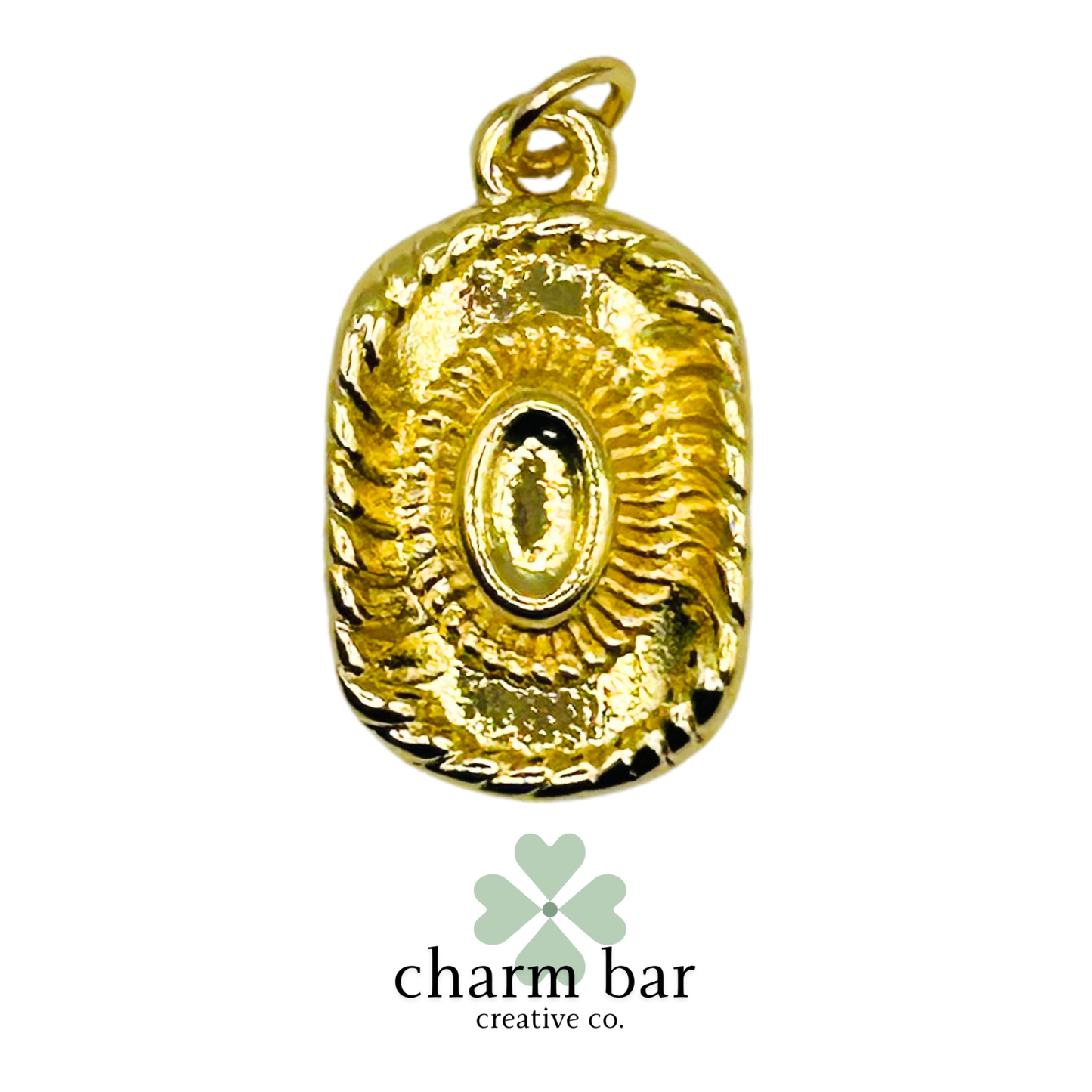 the Charms: 3D Gold Western Hat