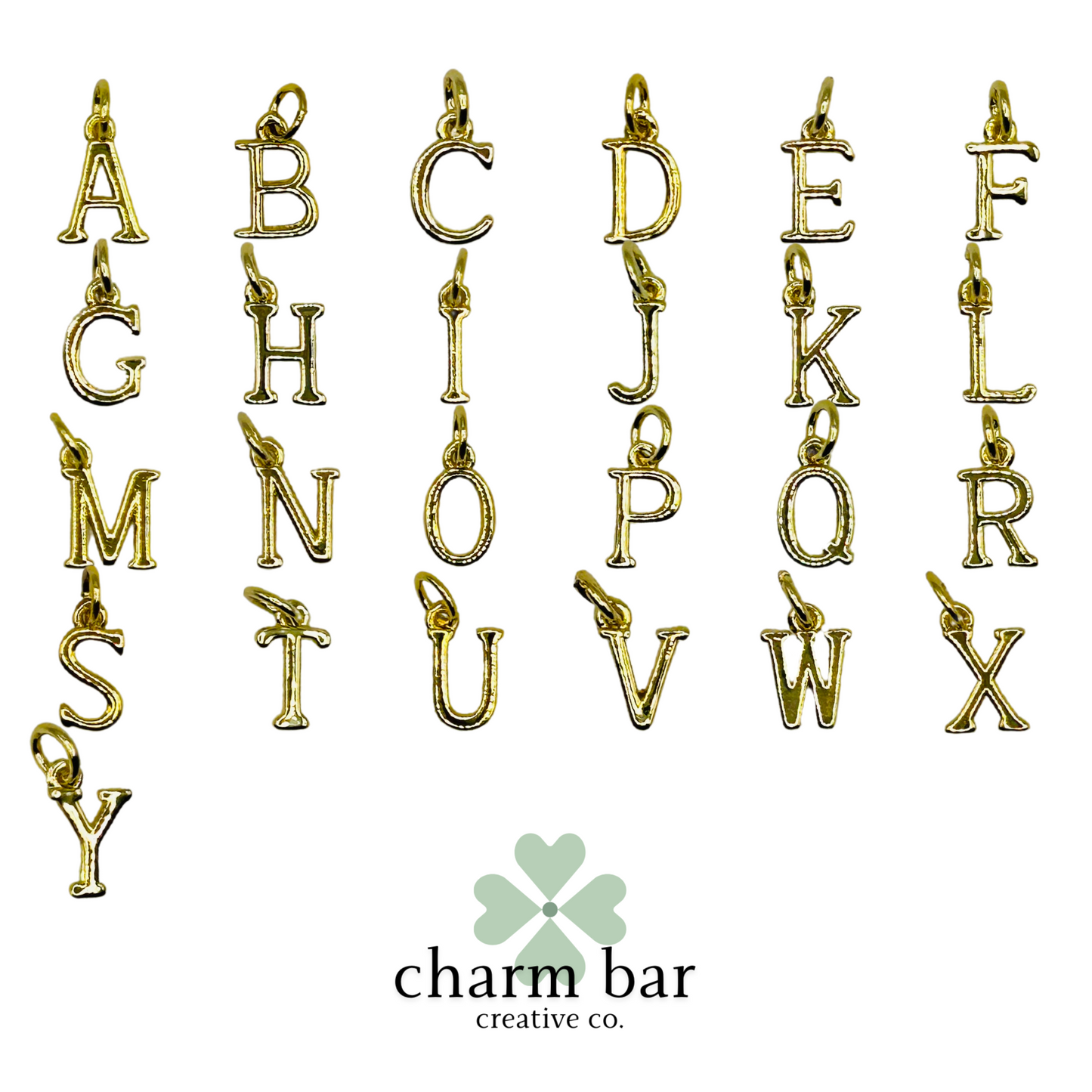 the Charms: Alphabet Serif Font Letters