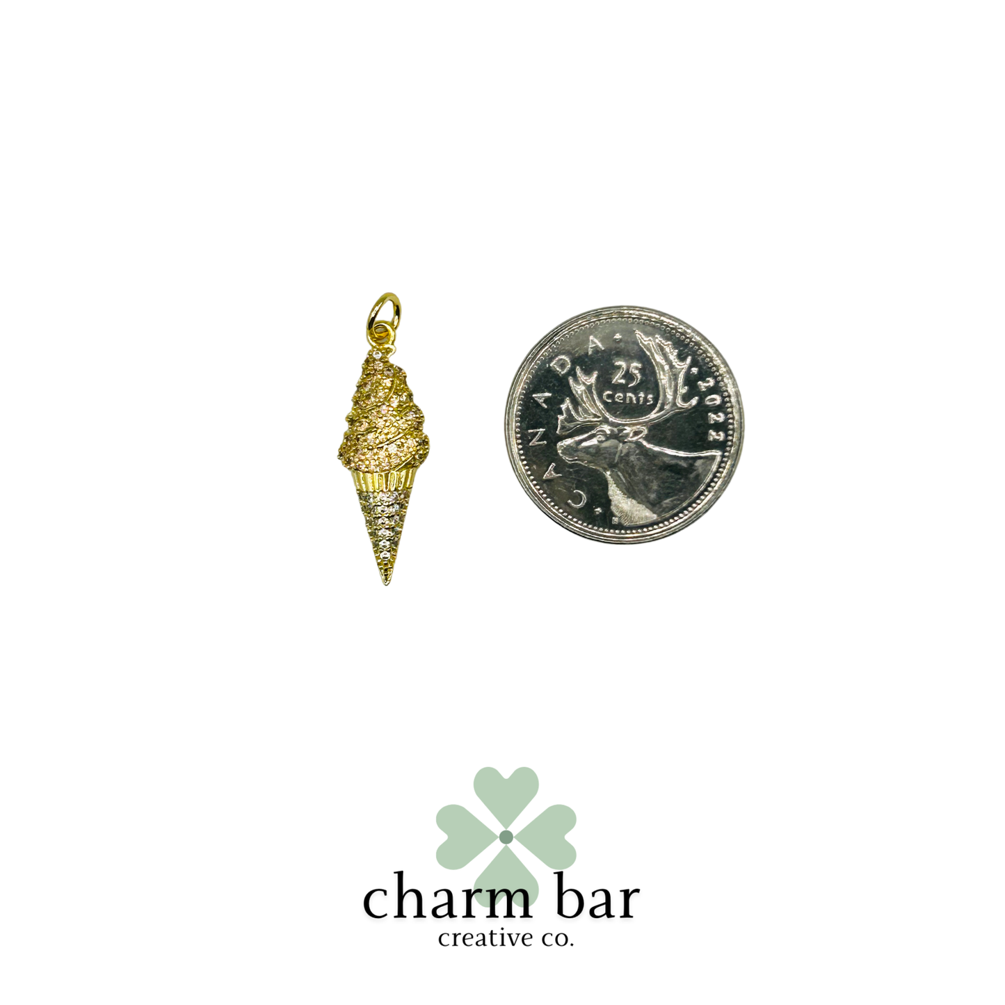 the Charms: Pavé Ice Cream Cone