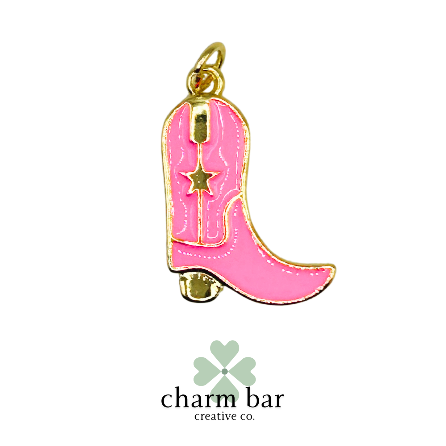 the Charms: Barbie Pink Cowboy Boot