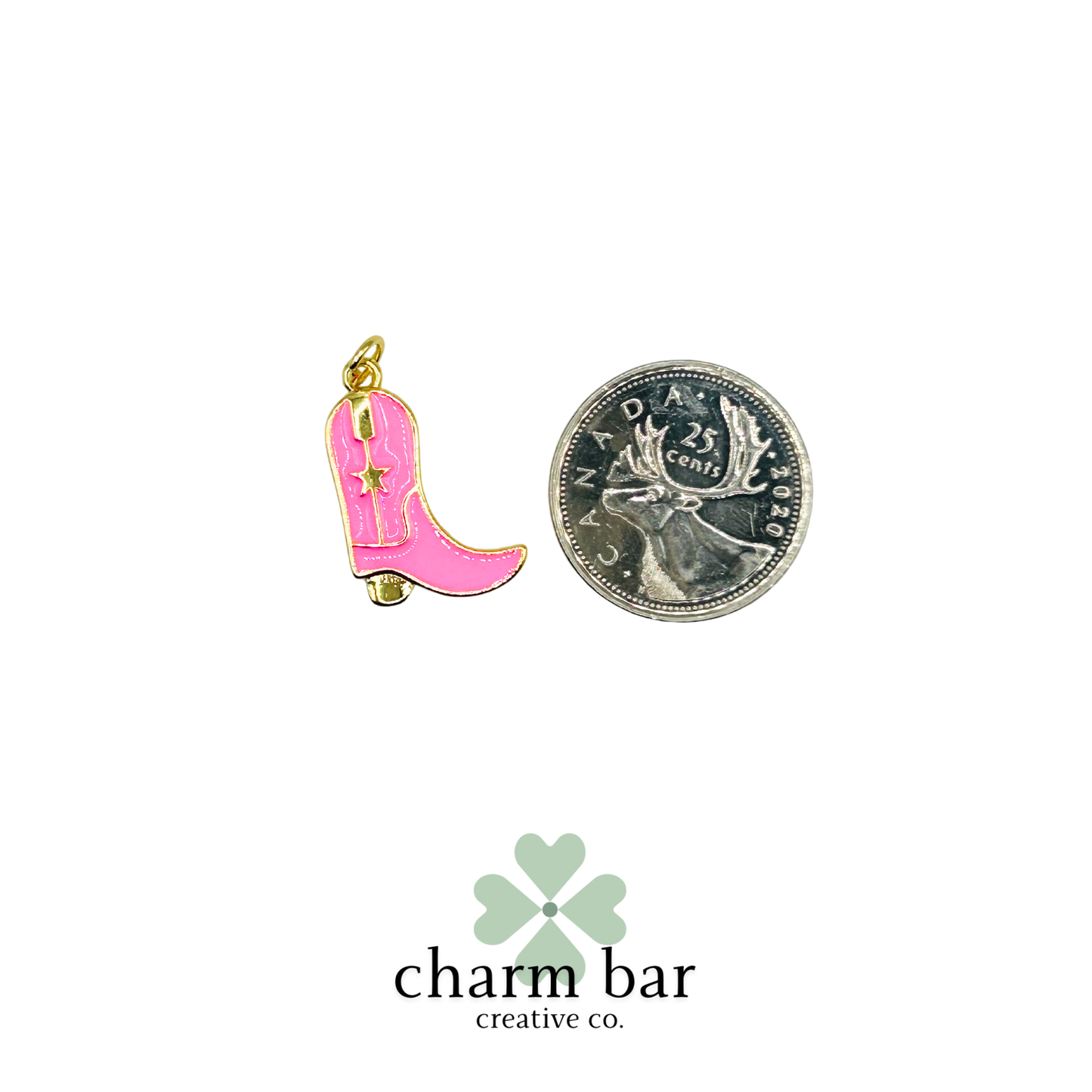 the Charms: Barbie Pink Cowboy Boot