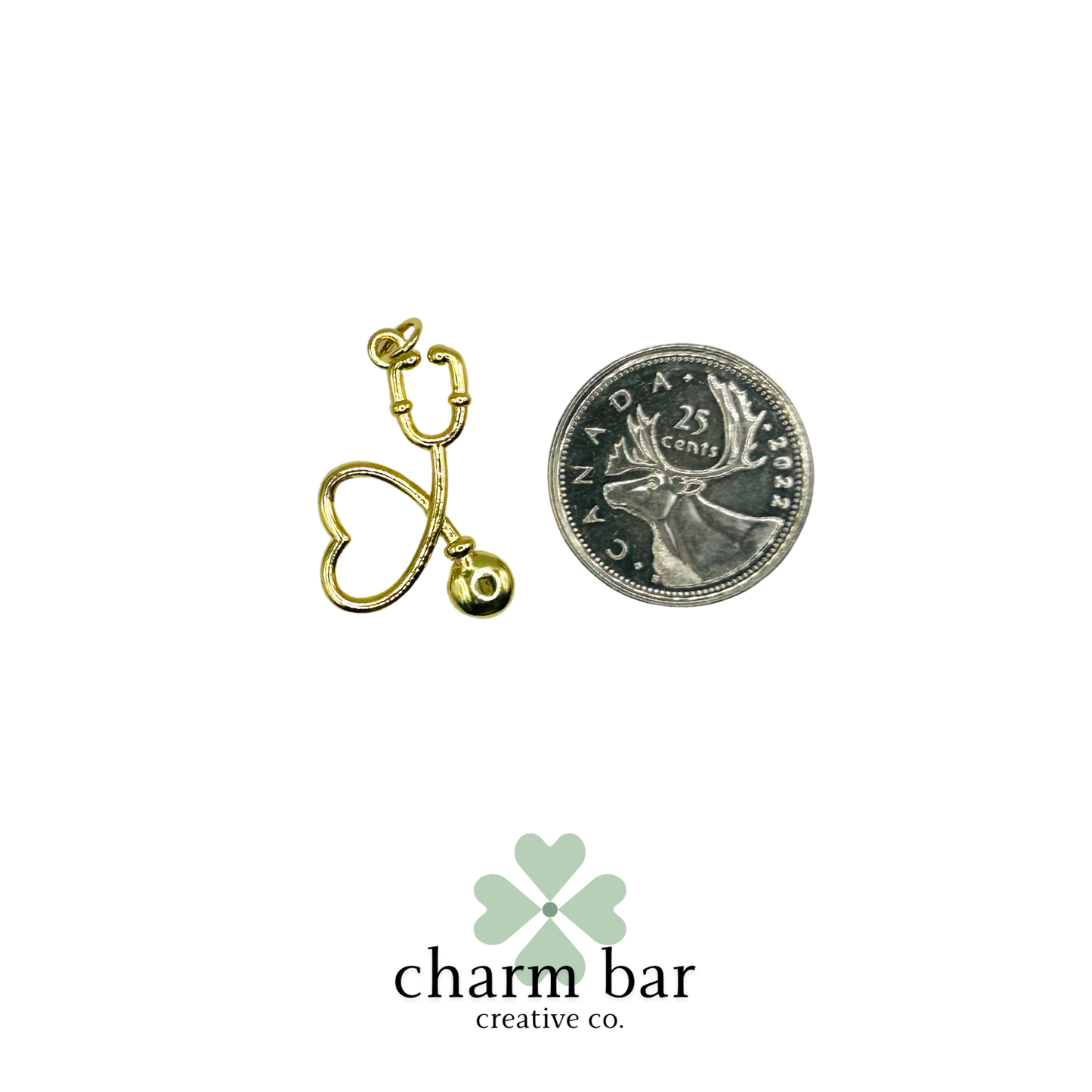 the Charms: Large Heart Stethoscope