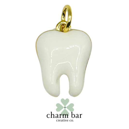 the Charms: White Enamel Tooth