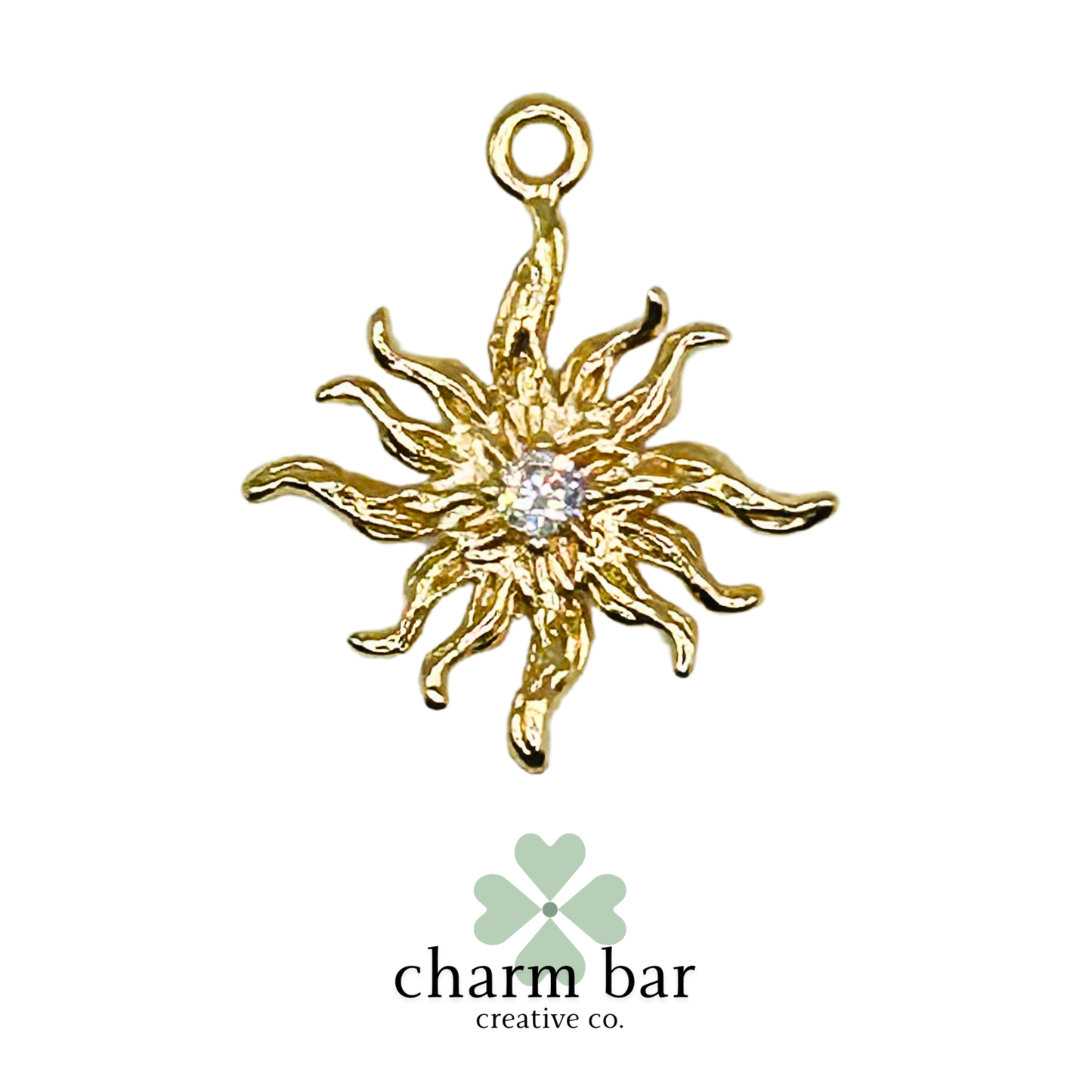 the Charms: Sunburst with Centre Stone