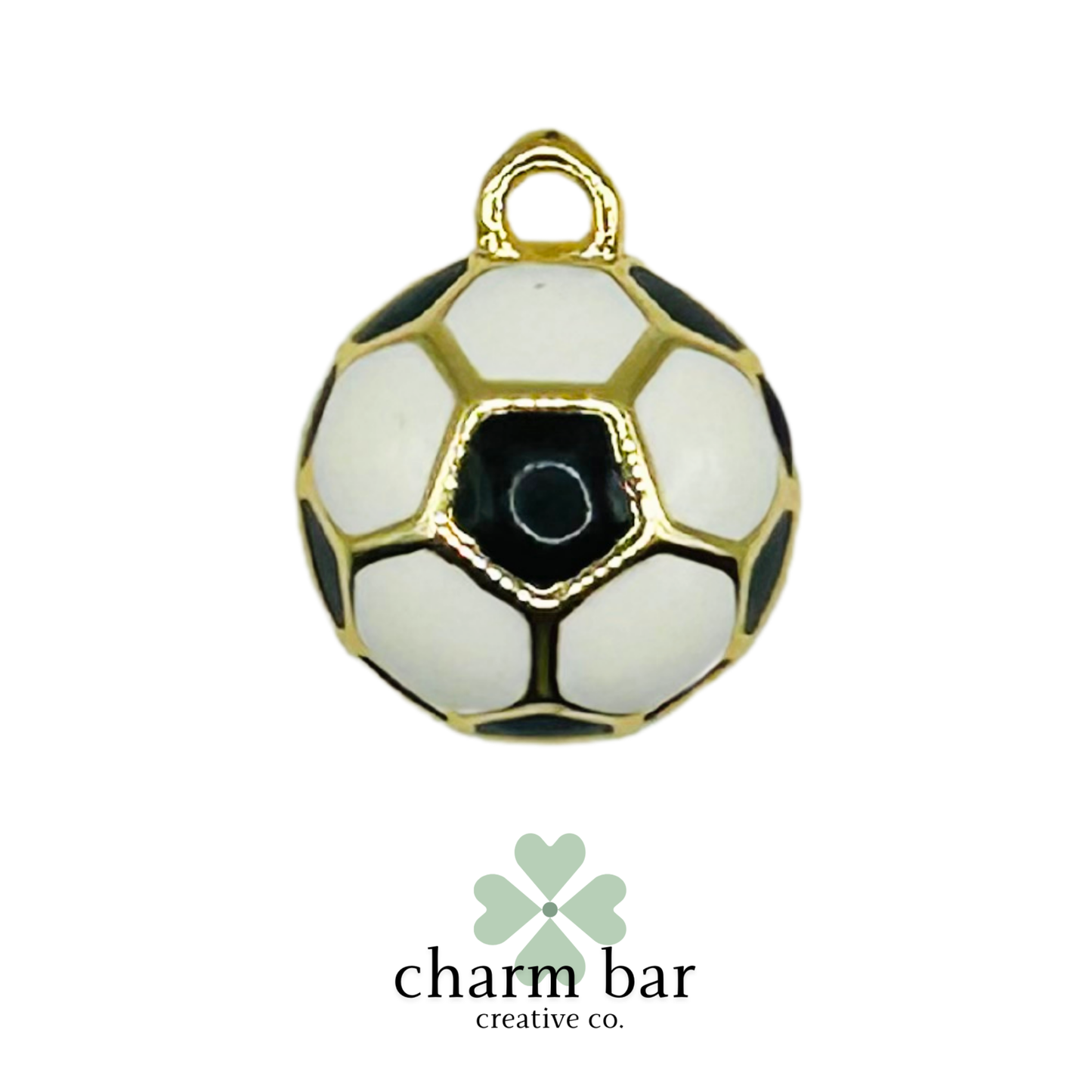 the Charms: Enamel Soccer Ball