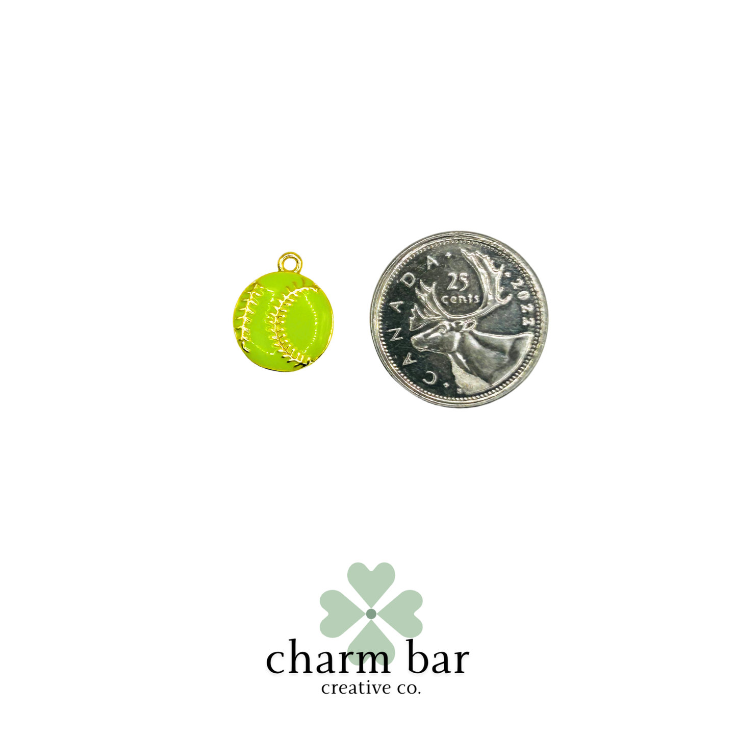 the Charms: Enamel Tennis Ball