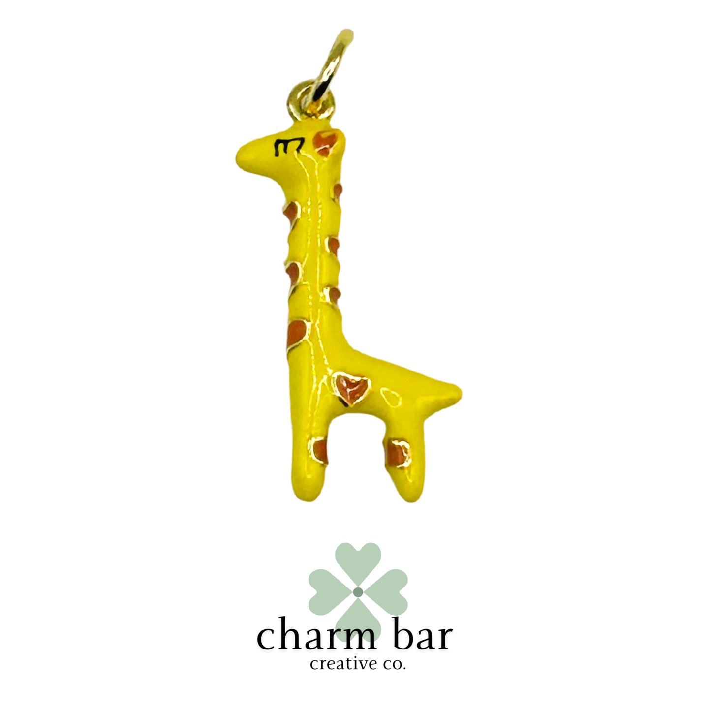 the Charms: 3D Enamel Giraffe