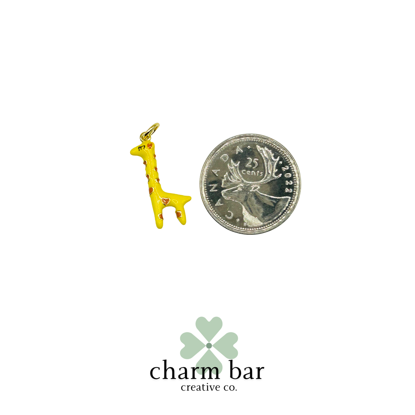 the Charms: 3D Enamel Giraffe