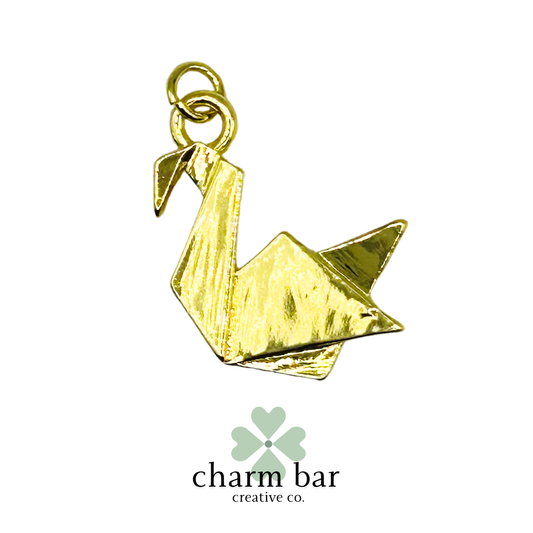 the Charms: Large 3D Paper Origami Swan