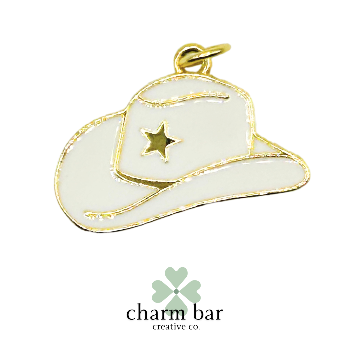 the Charms: White Cowboy Hat