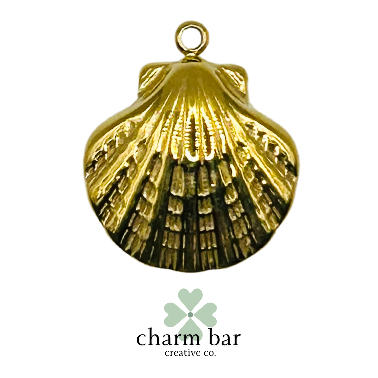 the Charms: Large Scallop Shell