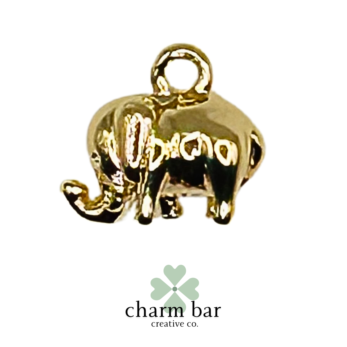 the Charms: 3D Mini Elephant